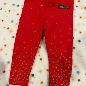 Matilda Jane Christmas Star Leggings VGUC 3-6months